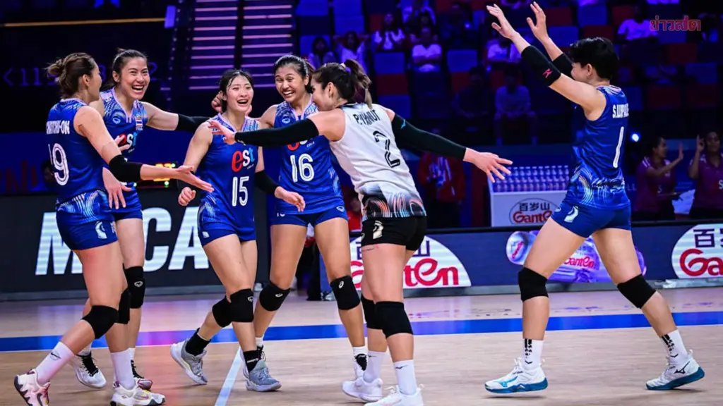 โปรแกรมวอลเลย์บอลหญิง ทีมชาติไทย บุก เนชั่นลีส์ลีก 2025