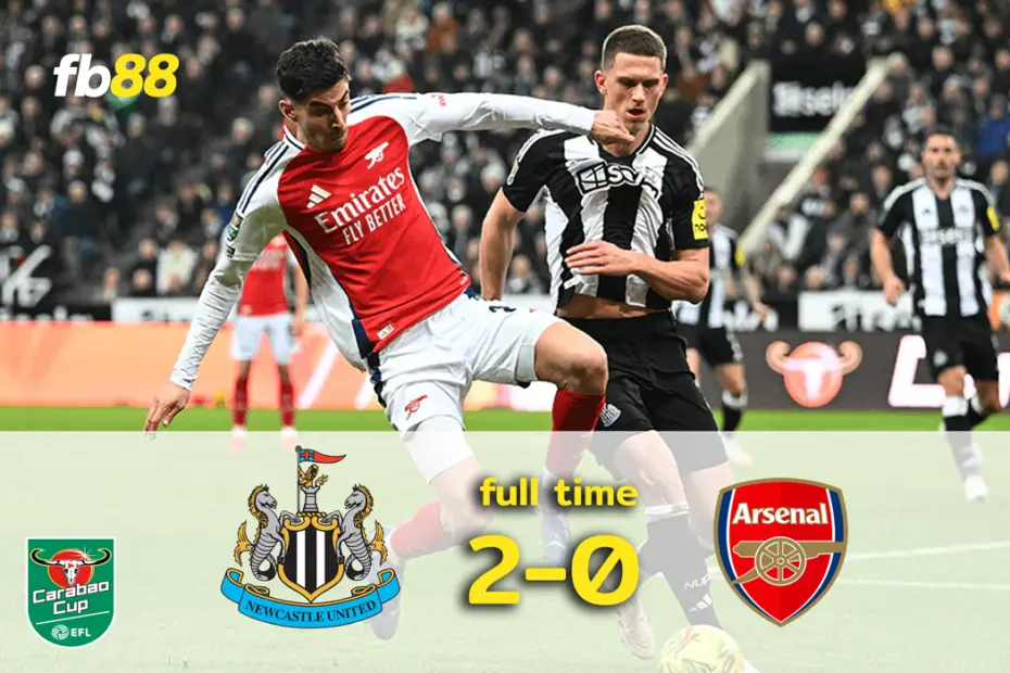 ผลบอล นิวคาสเซิ่ล พบ อาร์เซน่อล : สาลิกาดง ทุบ ปืนใหญ่ พ่าย 2-0